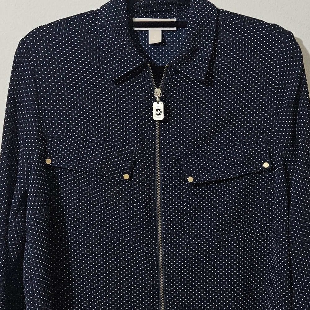 Michael Kors Zip Front Blouse - Picture 4 of 9